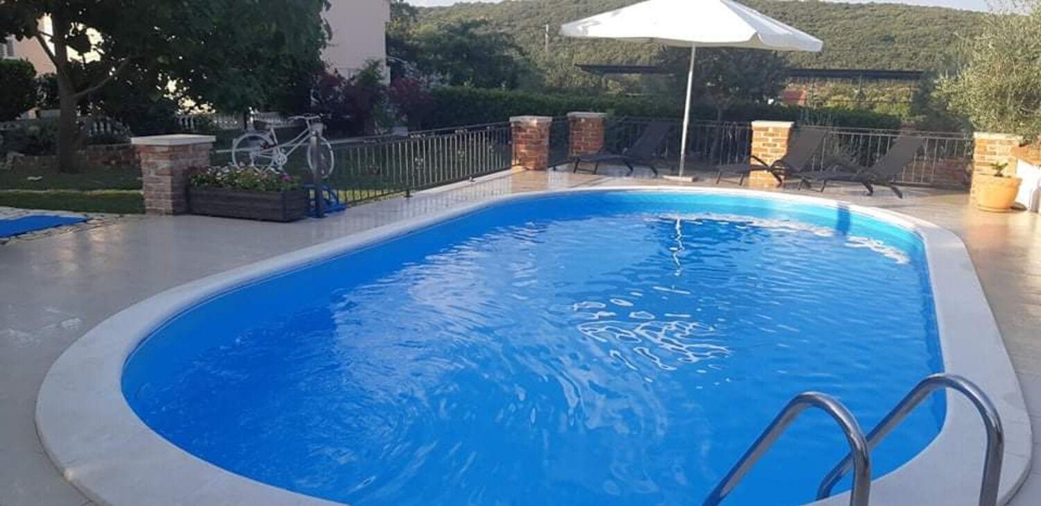 Apartments Robi- Swimming Pool And Beautiful Garden Kampor Екстер'єр фото